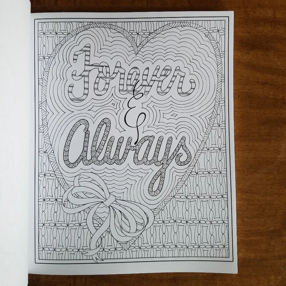 Loving Expressions Adult Coloring Book - Picture 6 of 8